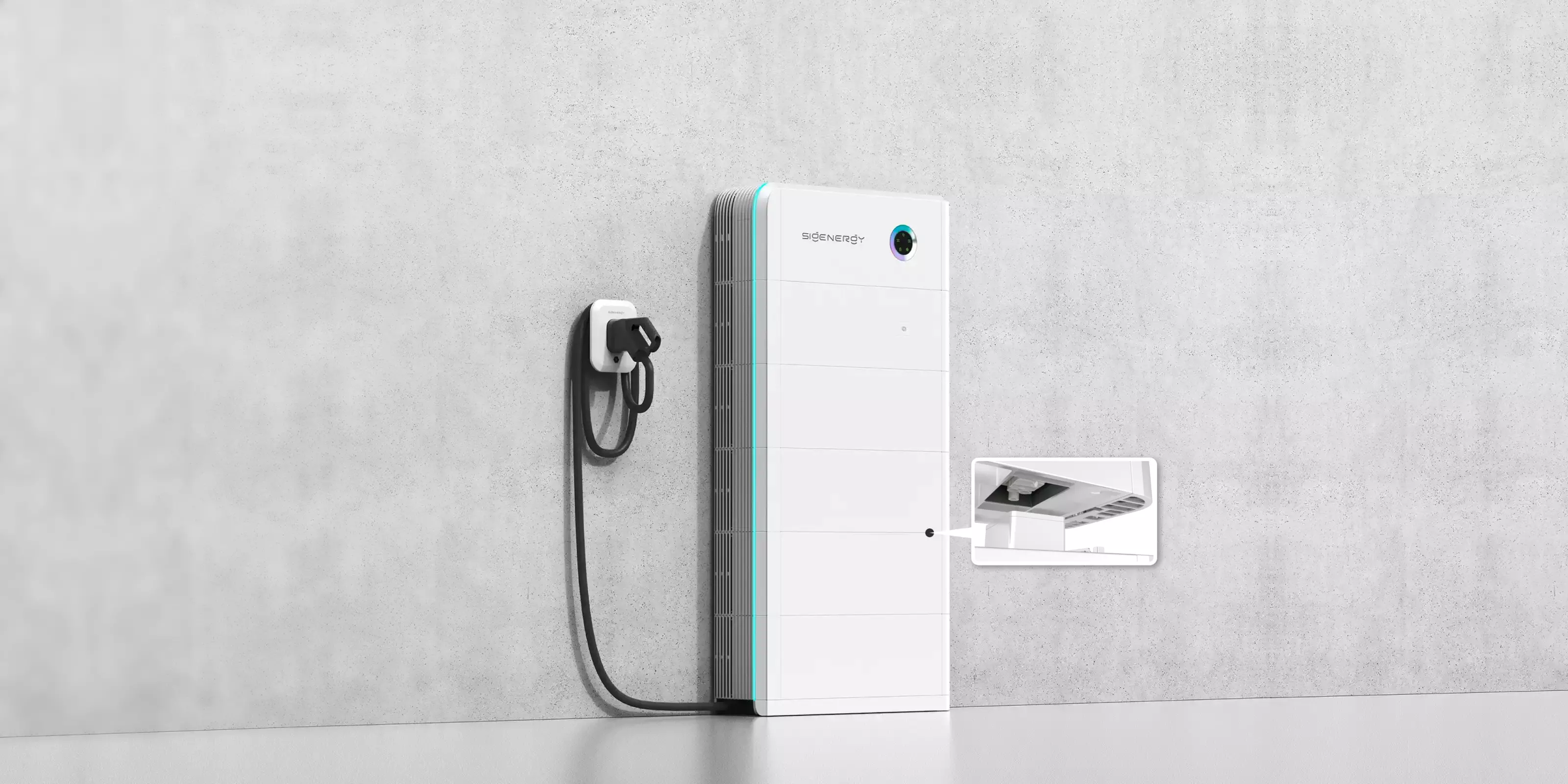 SigenStor avec chargeur EV — photo officielle